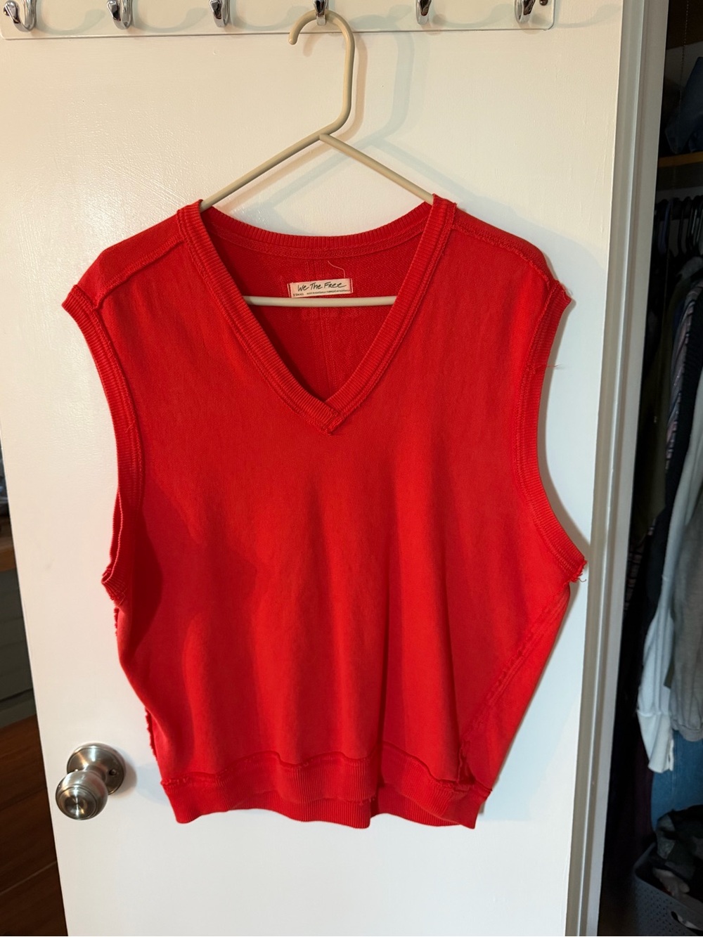 Free People Oversized V Neck Tank Size xs